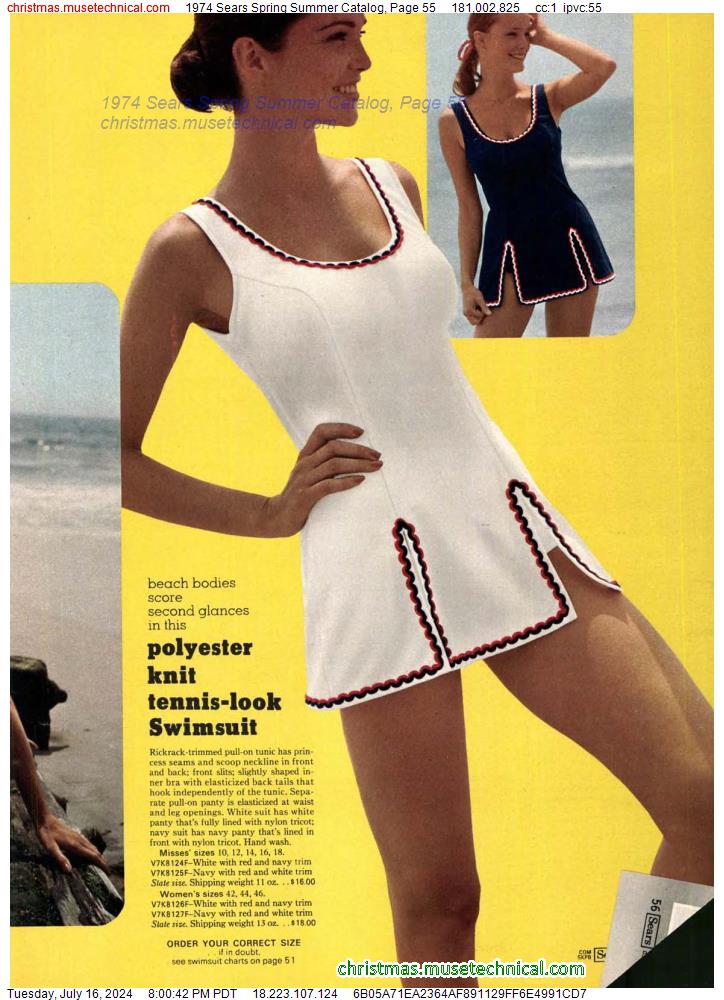 1974 Sears Spring Summer Catalog, Page 55