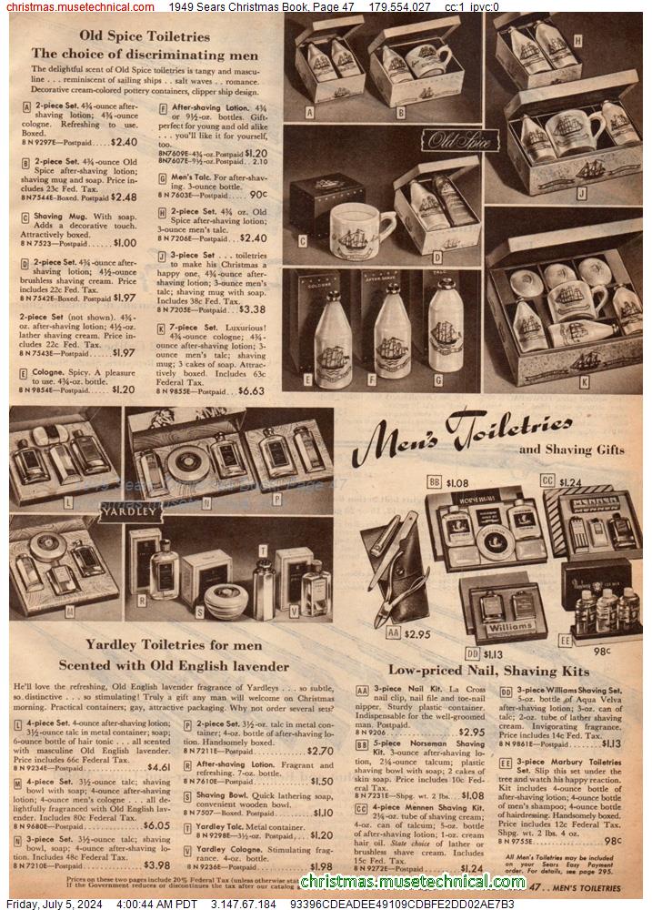 1949 Sears Christmas Book, Page 47