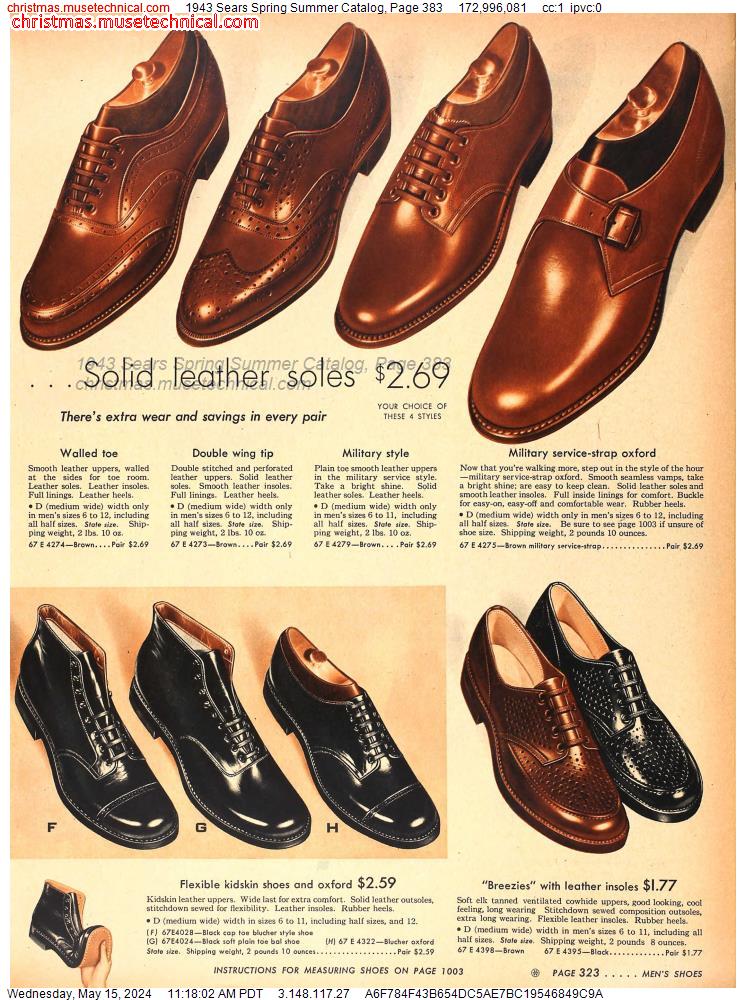 1943 Sears Spring Summer Catalog, Page 383
