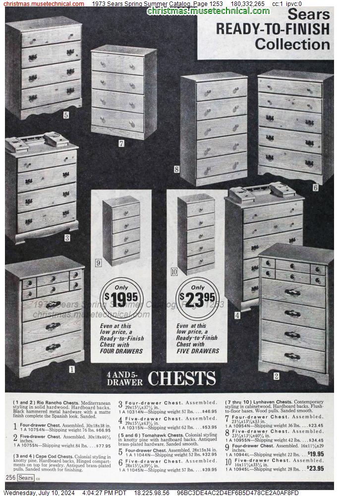 1973 Sears Spring Summer Catalog, Page 1253