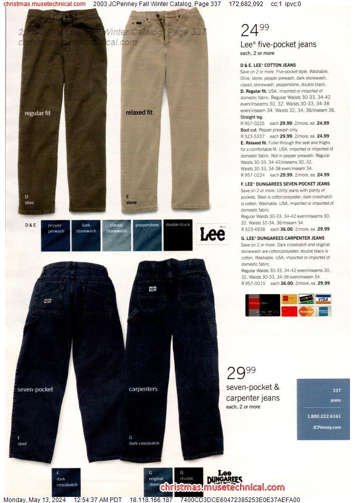 2003 JCPenney Fall Winter Catalog, Page 337