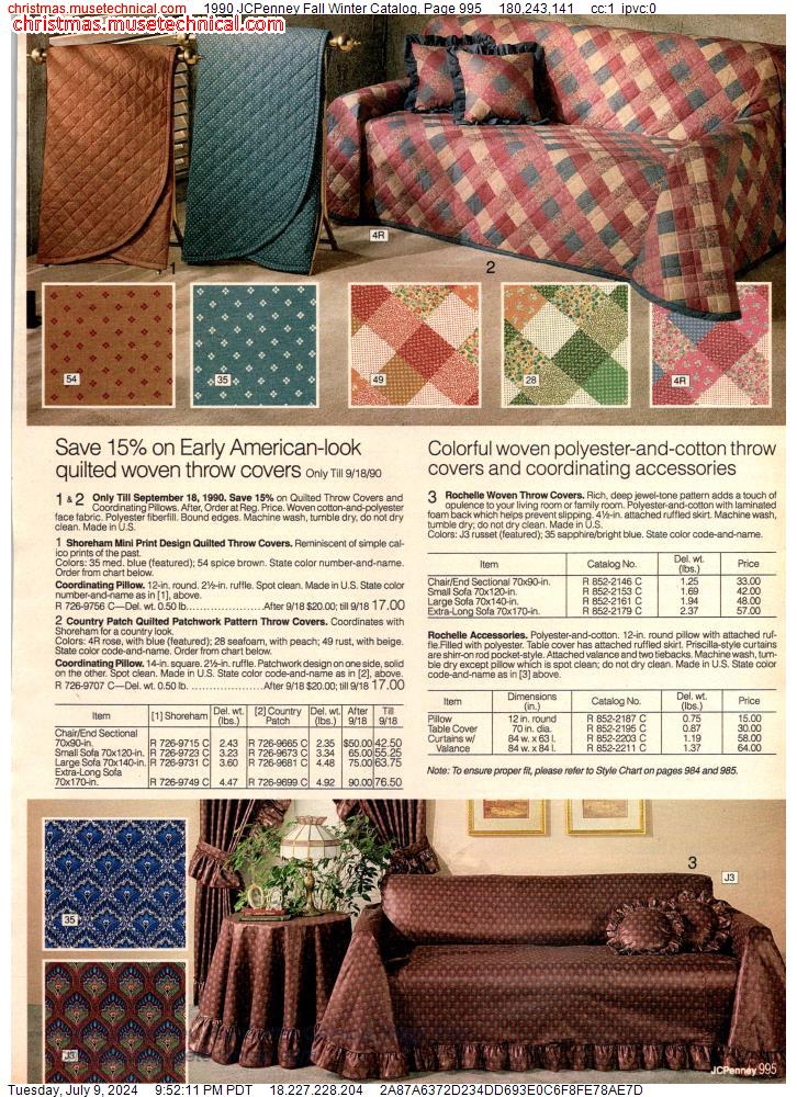 1990 JCPenney Fall Winter Catalog, Page 995