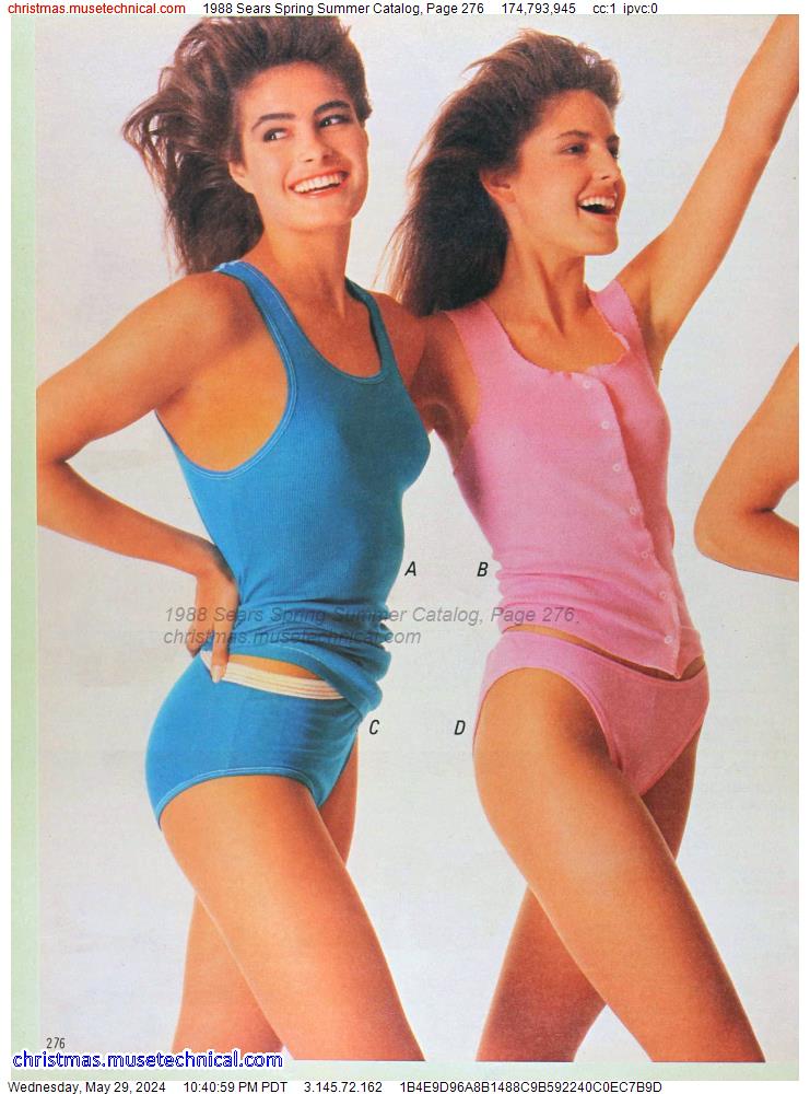 1988 Sears Spring Summer Catalog, Page 276