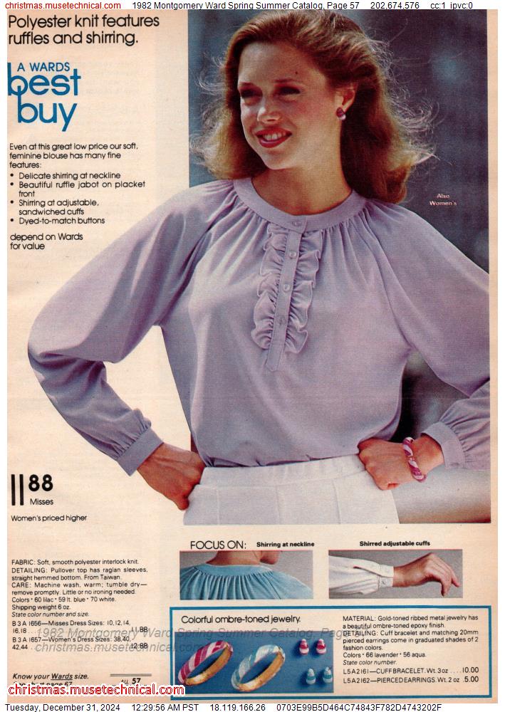 1982 Montgomery Ward Spring Summer Catalog, Page 57