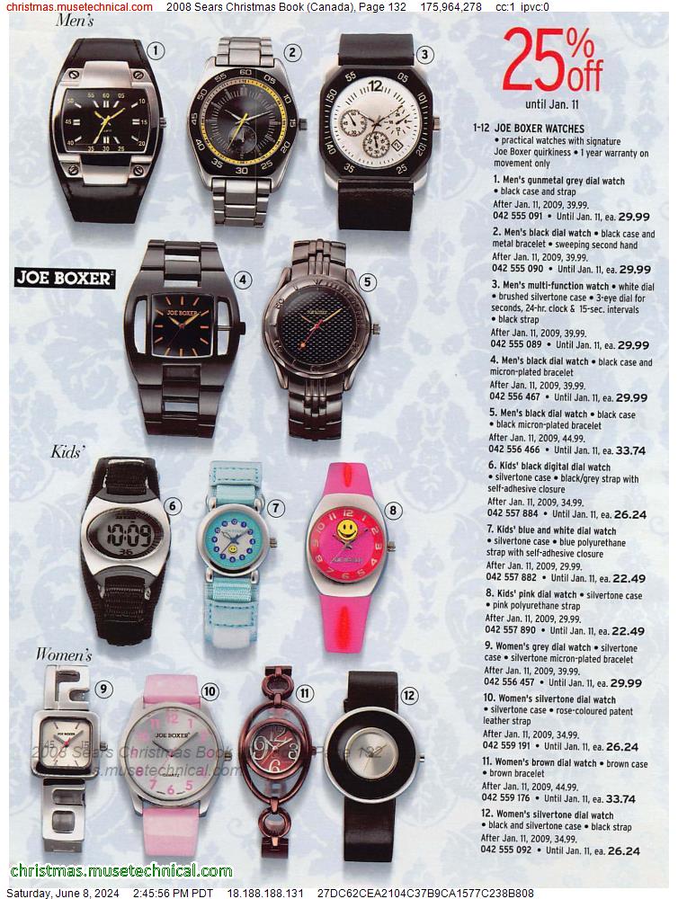 2008 Sears Christmas Book (Canada), Page 132