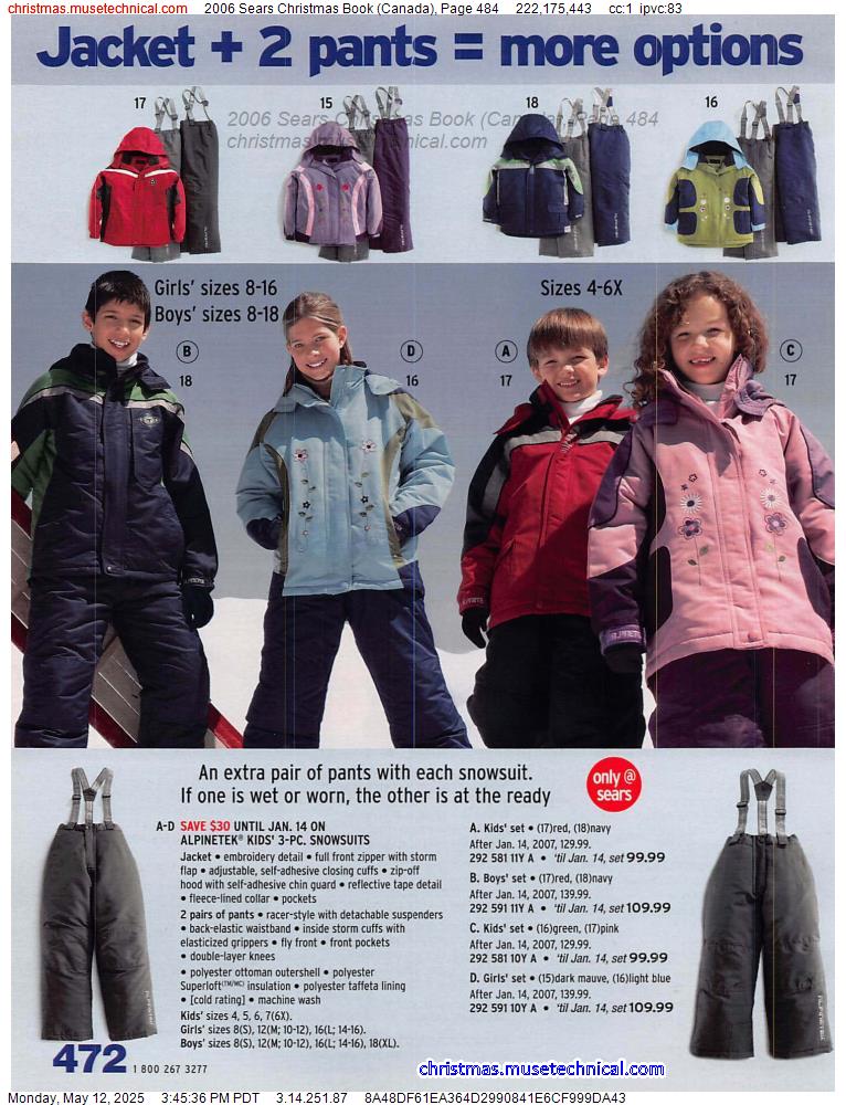 2006 Sears Christmas Book (Canada), Page 484