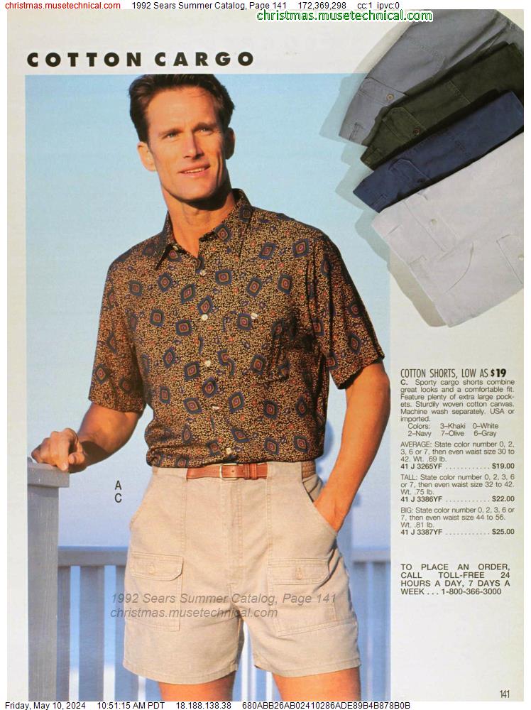 1992 Sears Summer Catalog, Page 141 - Catalogs & Wishbooks