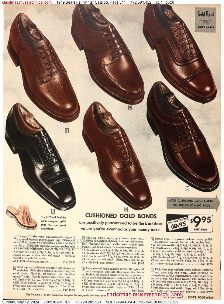 1949 Sears Fall Winter Catalog, Page 511