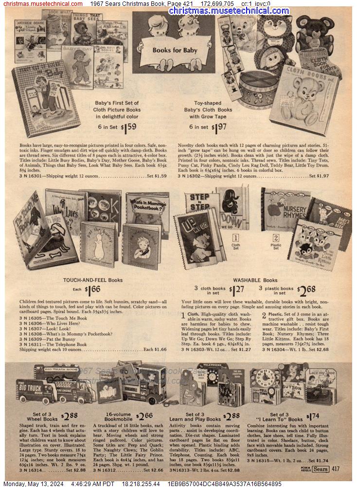 1967 Sears Christmas Book, Page 421
