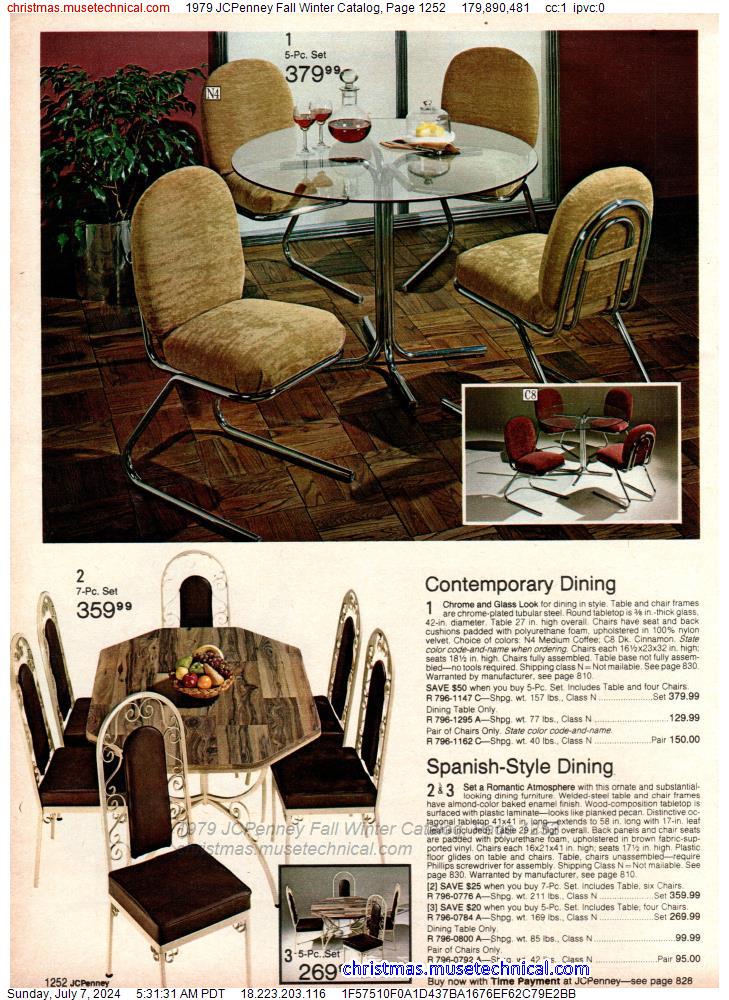 1979 JCPenney Fall Winter Catalog, Page 1252