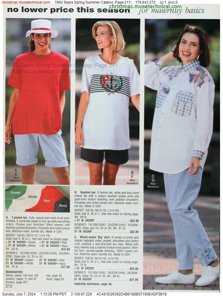 1993 Sears Spring Summer Catalog, Page 211