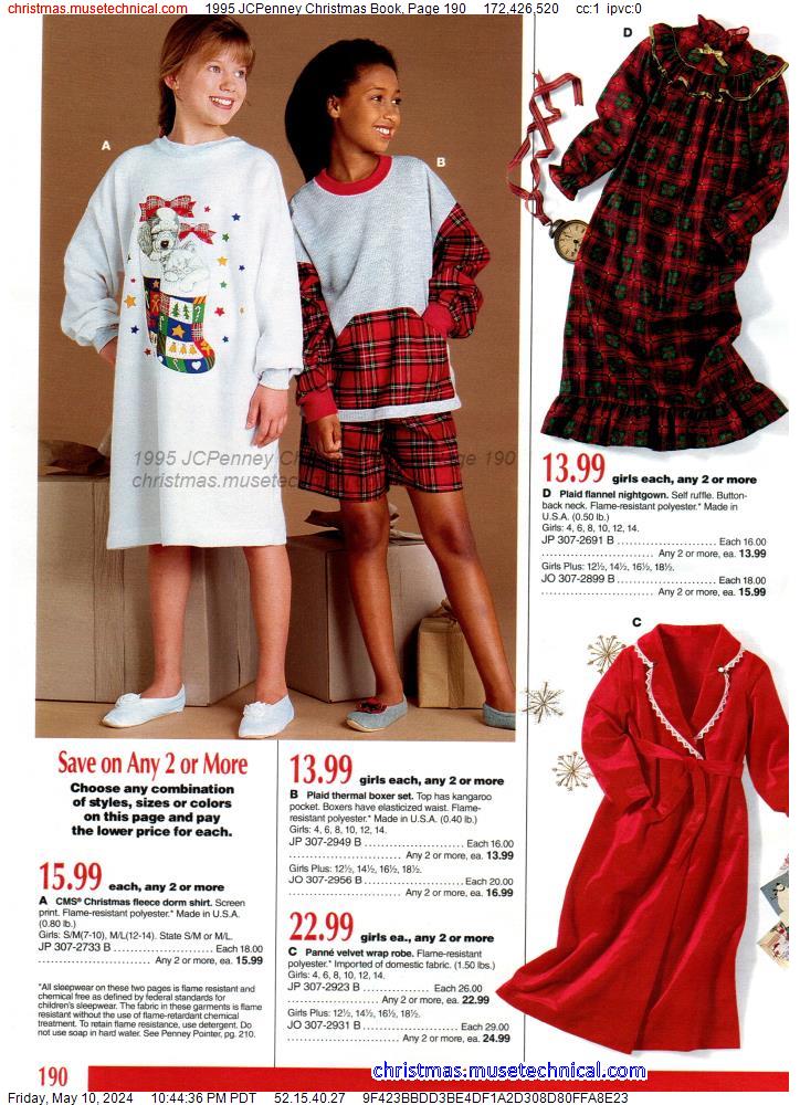 1995 JCPenney Christmas Book, Page 190