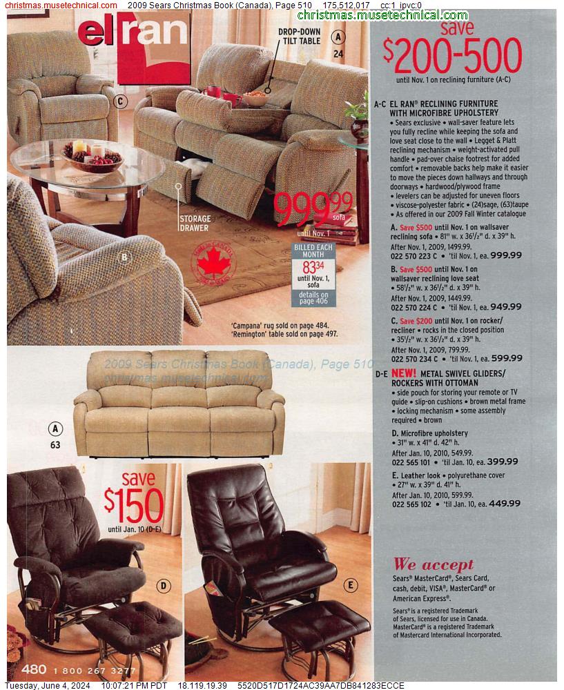 2009 Sears Christmas Book (Canada), Page 510
