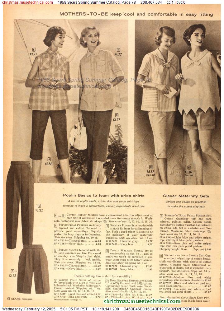 1958 Sears Spring Summer Catalog, Page 78