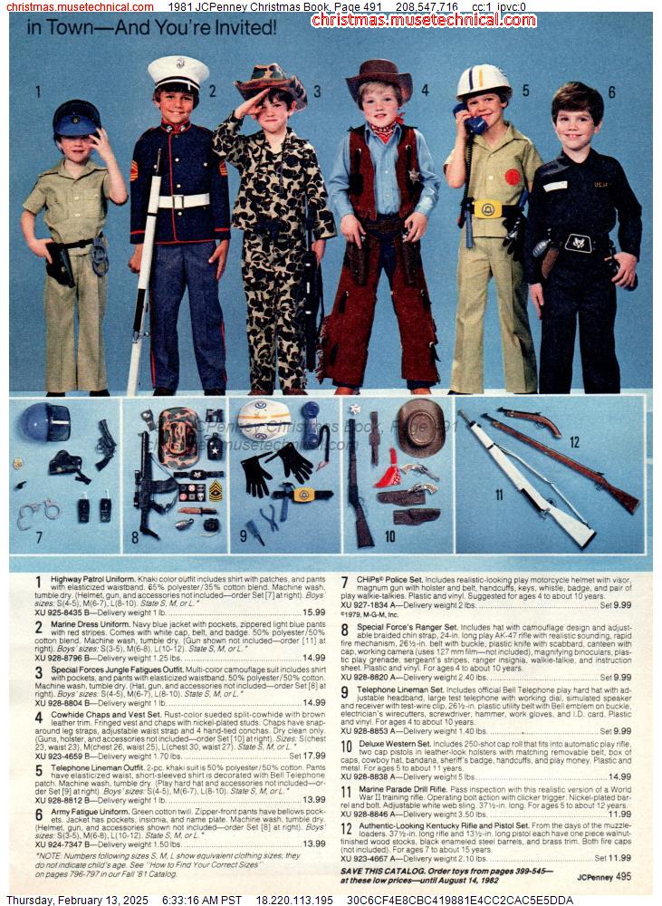 1981 JCPenney Christmas Book, Page 491