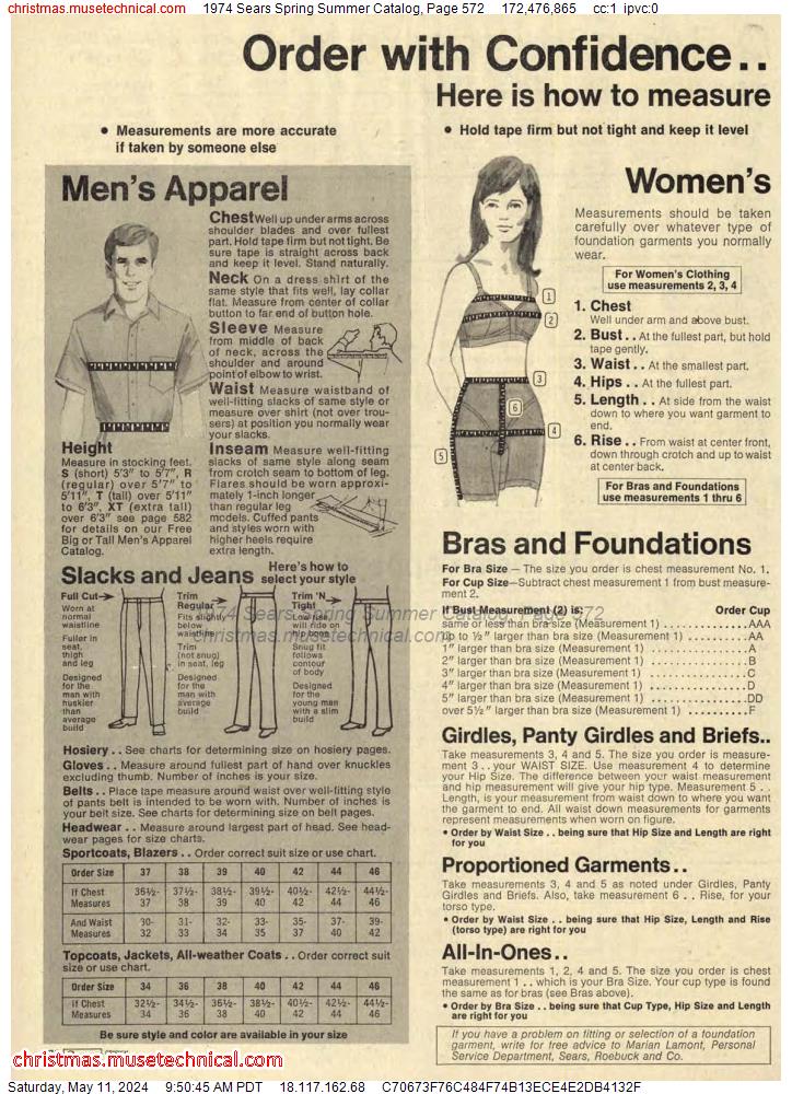 1974 Sears Spring Summer Catalog, Page 572