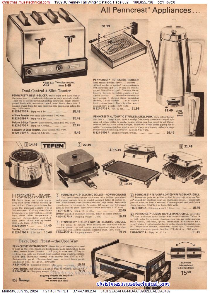 1969 JCPenney Fall Winter Catalog, Page 852