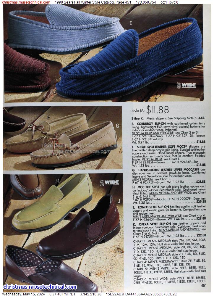1990 Sears Fall Winter Style Catalog, Page 451