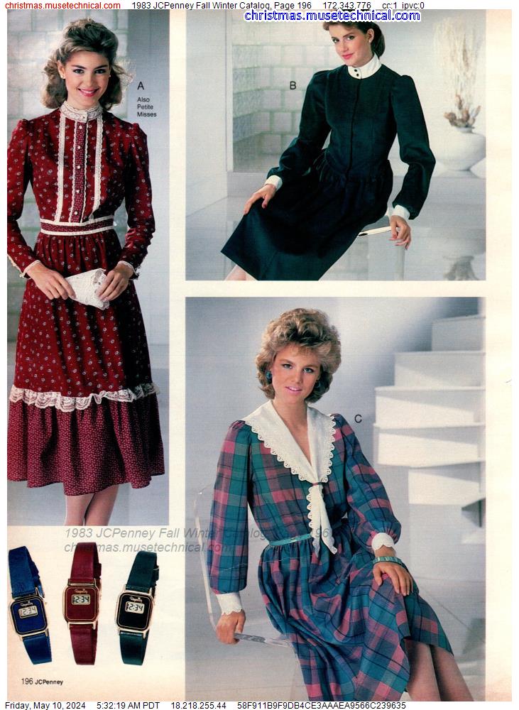 1983 JCPenney Fall Winter Catalog, Page 196