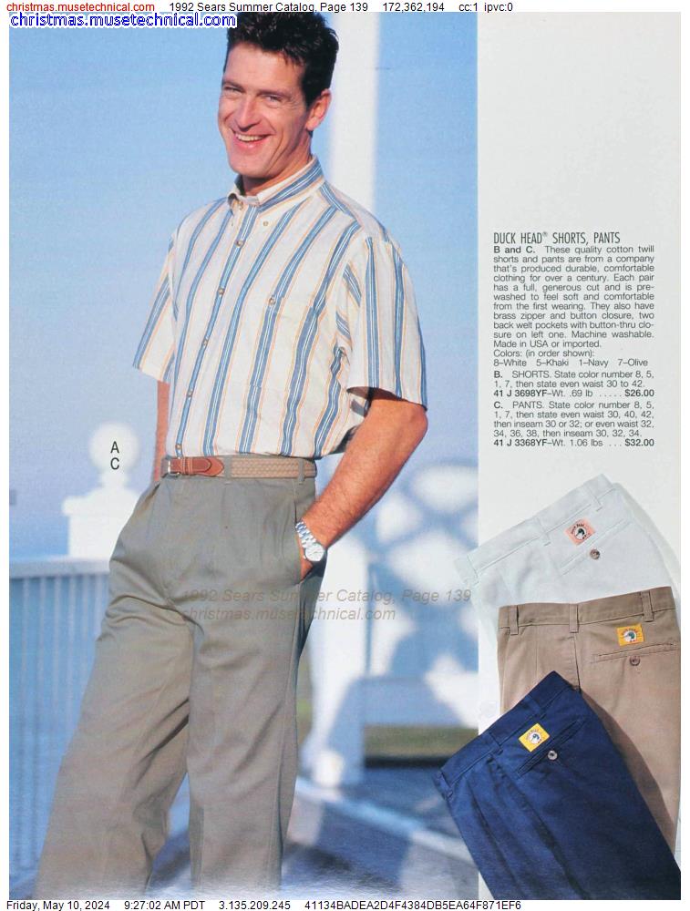 1992 Sears Summer Catalog, Page 139