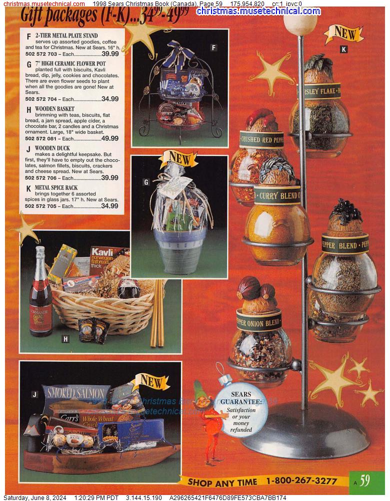 1998 Sears Christmas Book (Canada), Page 59