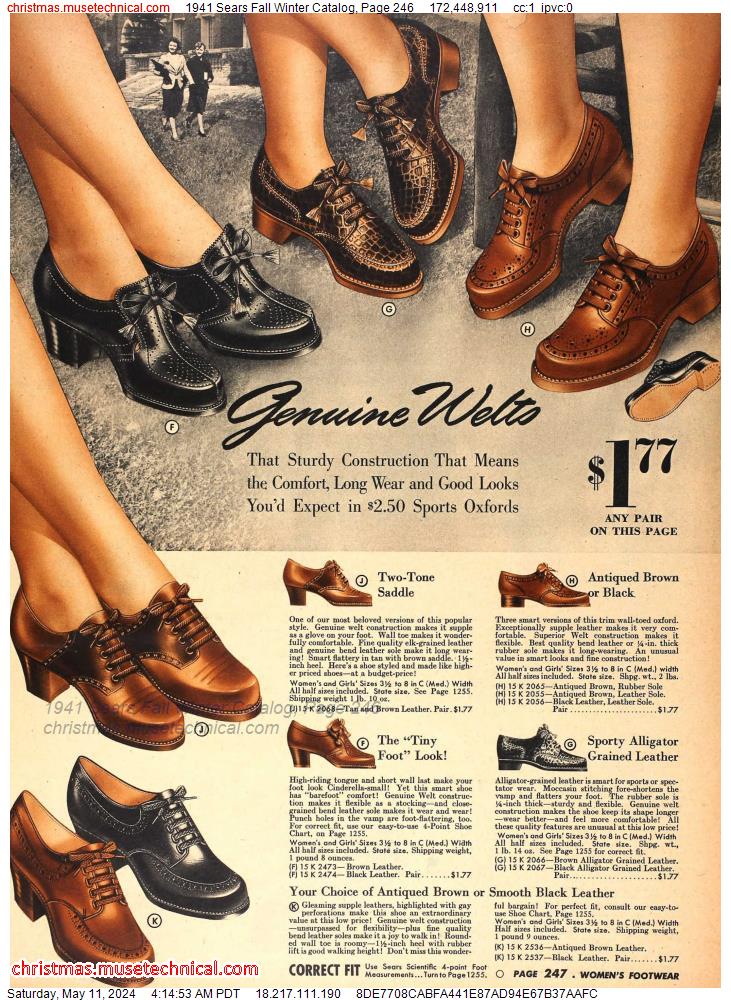1941 Sears Fall Winter Catalog, Page 246