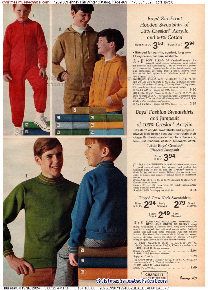 1969 JCPenney Fall Winter Catalog, Page 469