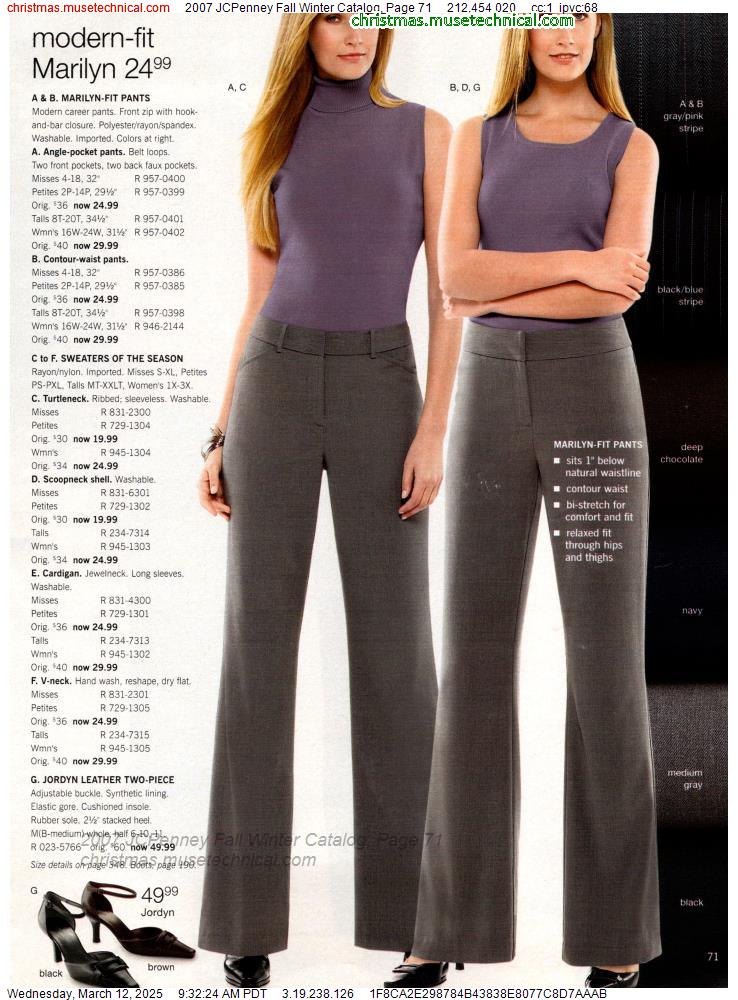 2007 JCPenney Fall Winter Catalog, Page 71