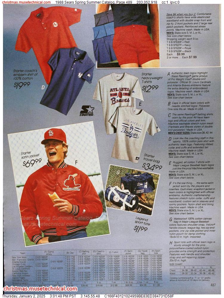 1988 Sears Spring Summer Catalog, Page 489