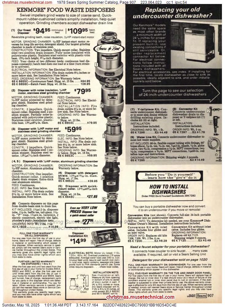 1978 Sears Spring Summer Catalog, Page 907