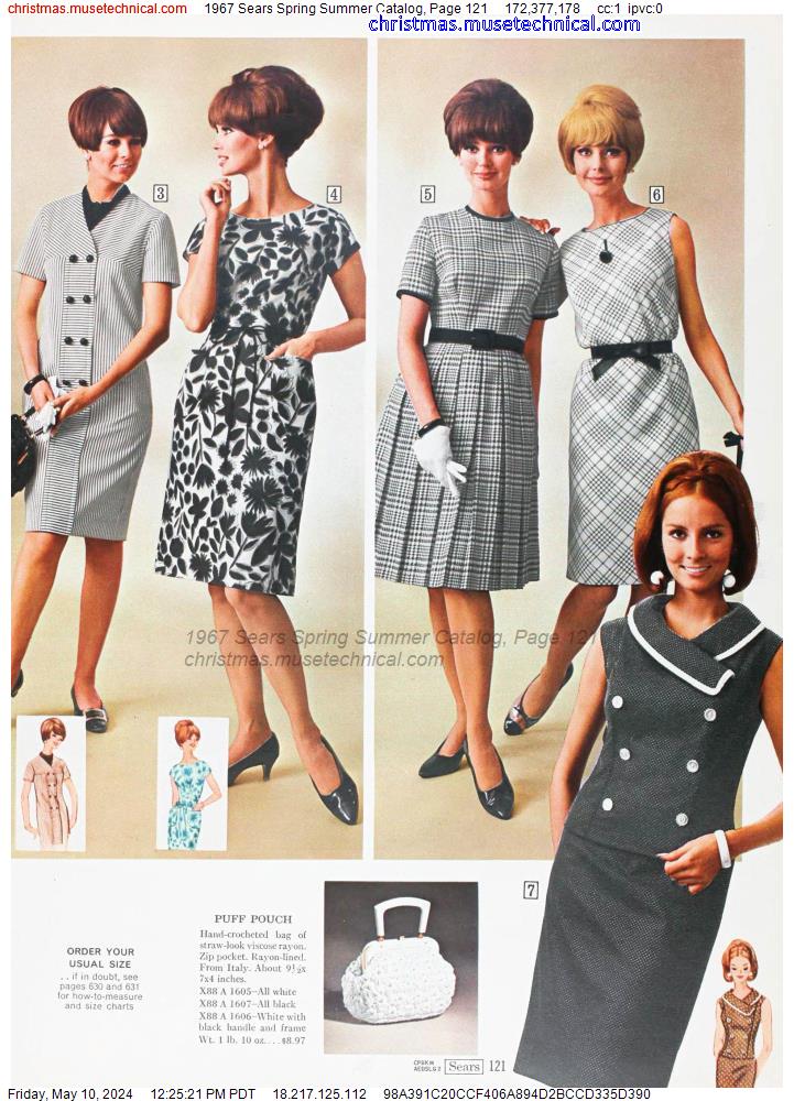1967 Sears Spring Summer Catalog, Page 121