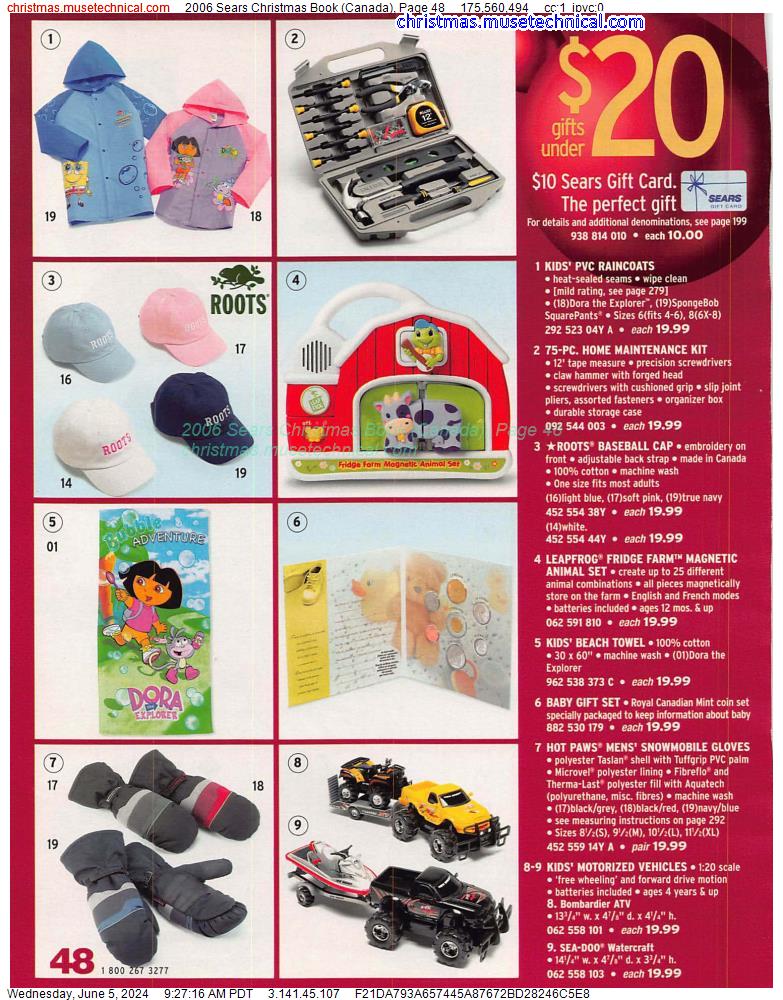 2006 Sears Christmas Book (Canada), Page 48