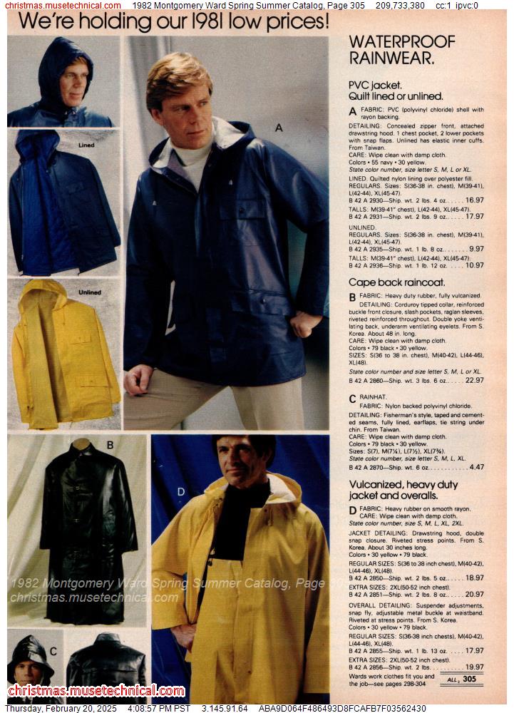 1982 Montgomery Ward Spring Summer Catalog, Page 305