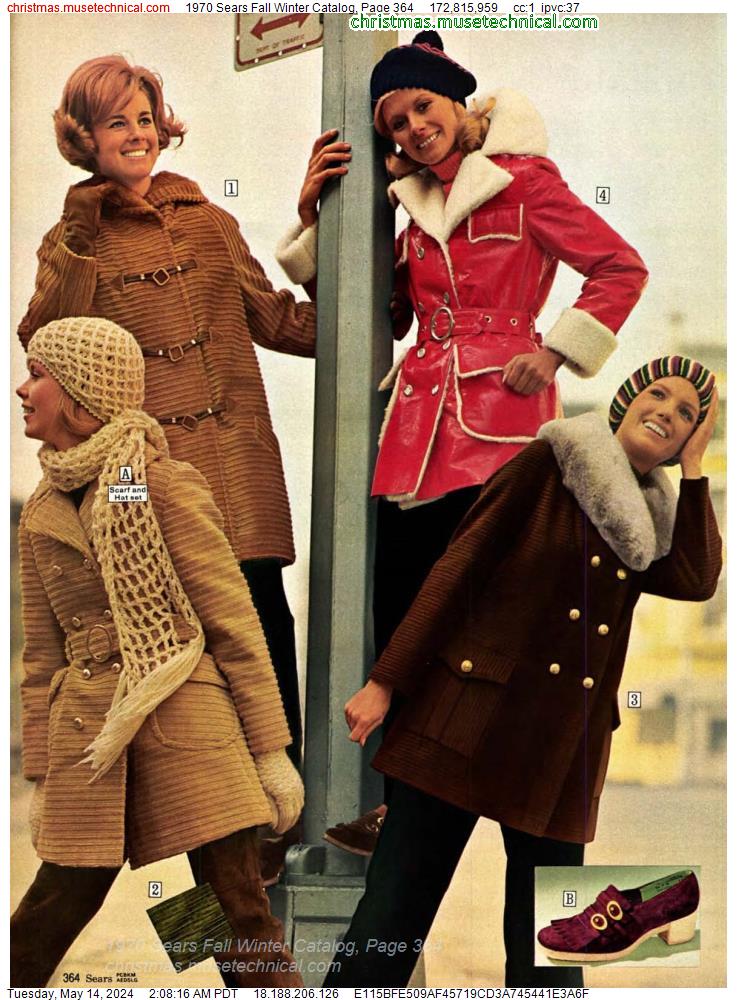 1970 Sears Fall Winter Catalog, Page 364