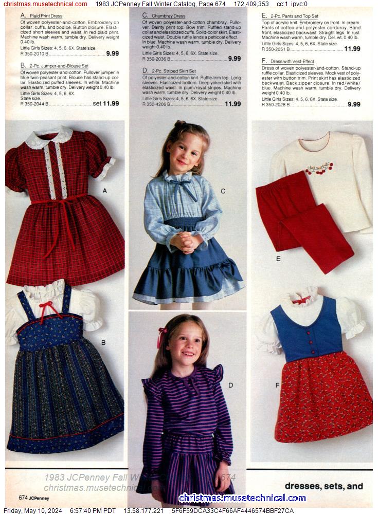 1983 JCPenney Fall Winter Catalog, Page 674