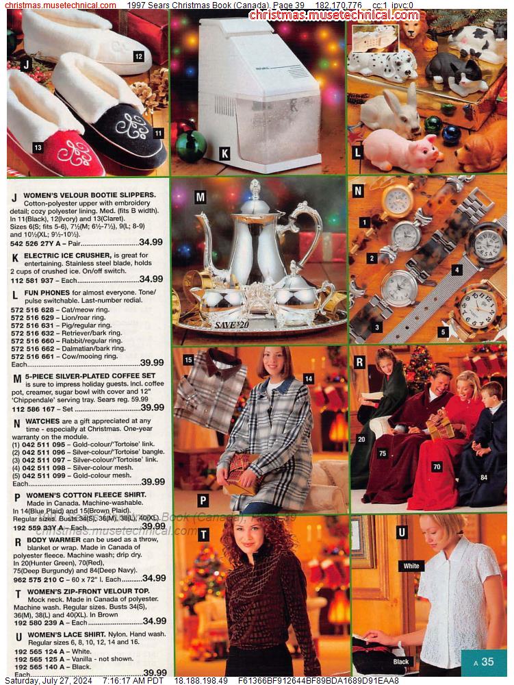 1997 Sears Christmas Book (Canada), Page 39