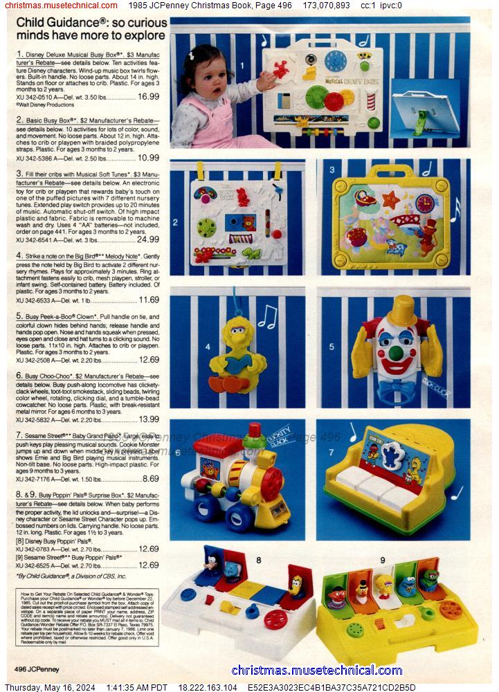1985 JCPenney Christmas Book, Page 496