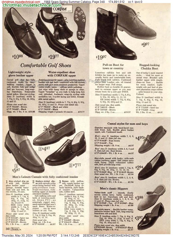 1968 Sears Spring Summer Catalog, Page 348