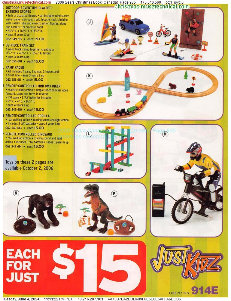 2006 Sears Christmas Book (Canada), Page 935