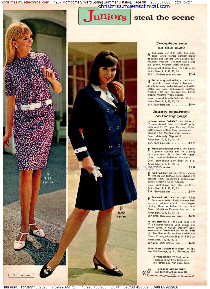 1967 Montgomery Ward Spring Summer Catalog, Page 90