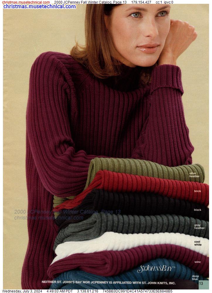 2000 JCPenney Fall Winter Catalog, Page 13