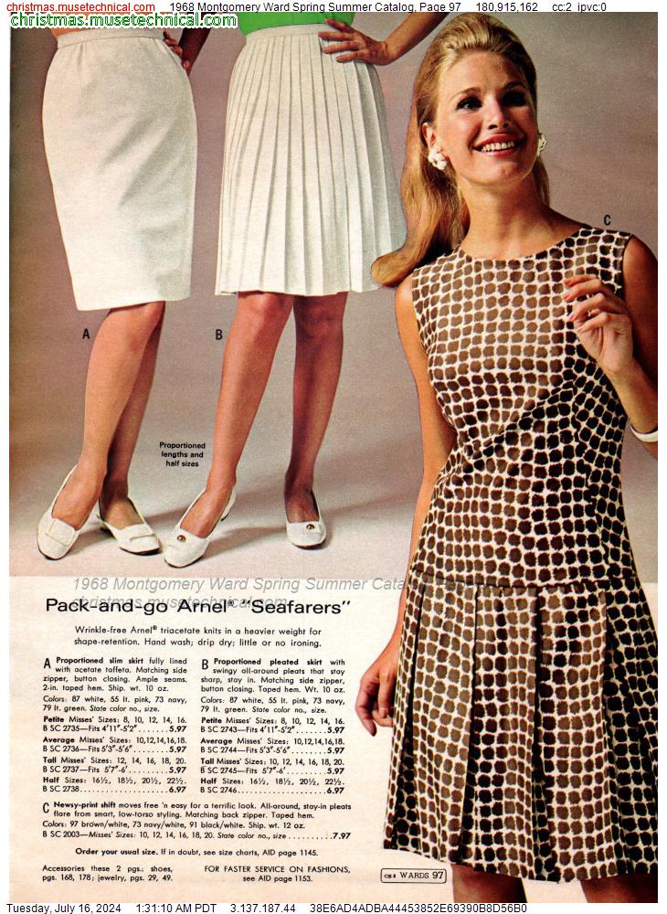 1968 Montgomery Ward Spring Summer Catalog, Page 97