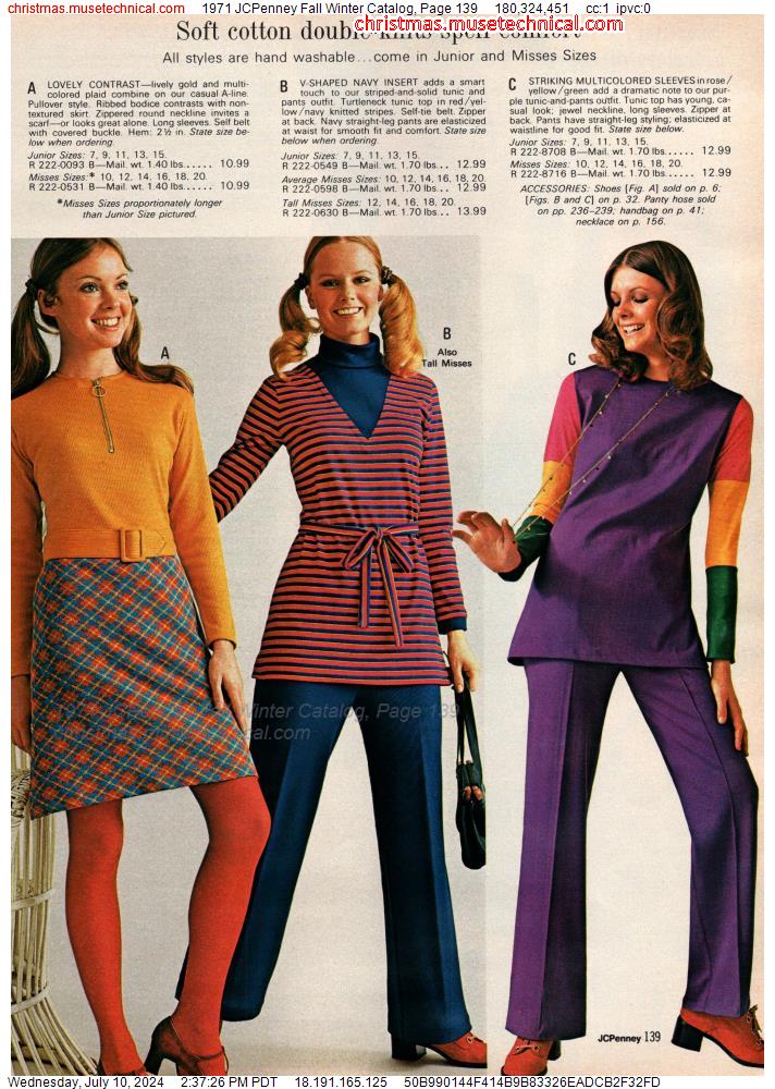 1971 JCPenney Fall Winter Catalog, Page 139