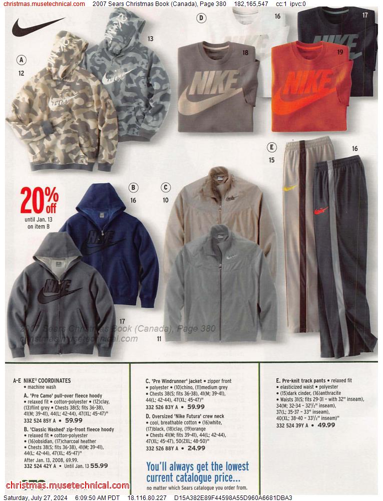 2007 Sears Christmas Book (Canada), Page 380