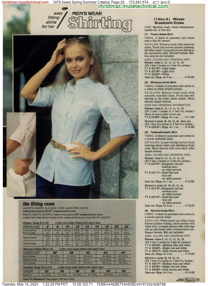 1979 Sears Spring Summer Catalog, Page 29