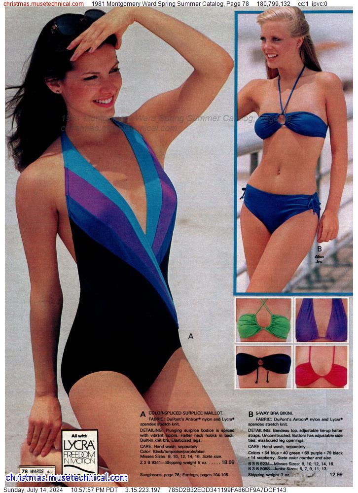 1981 Montgomery Ward Spring Summer Catalog, Page 78