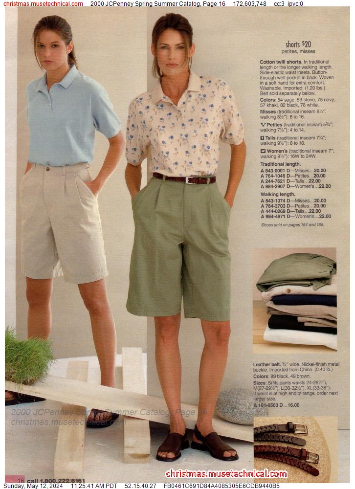 2000 JCPenney Spring Summer Catalog, Page 16