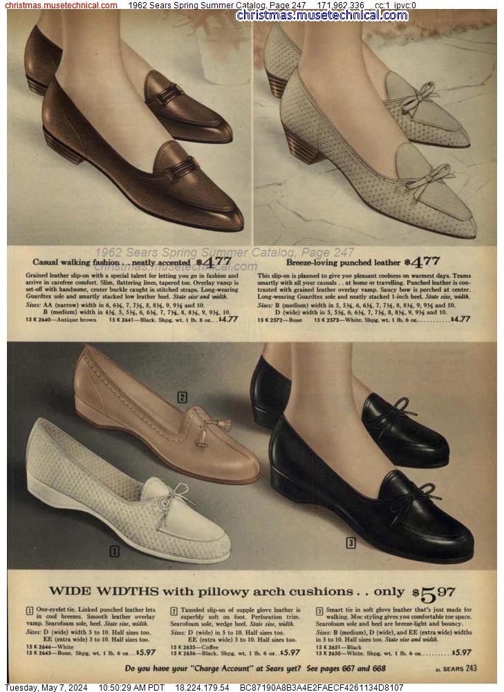 1962 Sears Spring Summer Catalog, Page 247