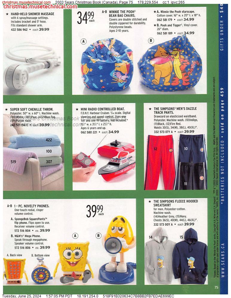 2003 Sears Christmas Book (Canada), Page 75
