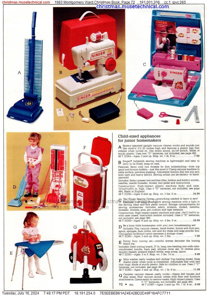 1983 Montgomery Ward Christmas Book, Page 72